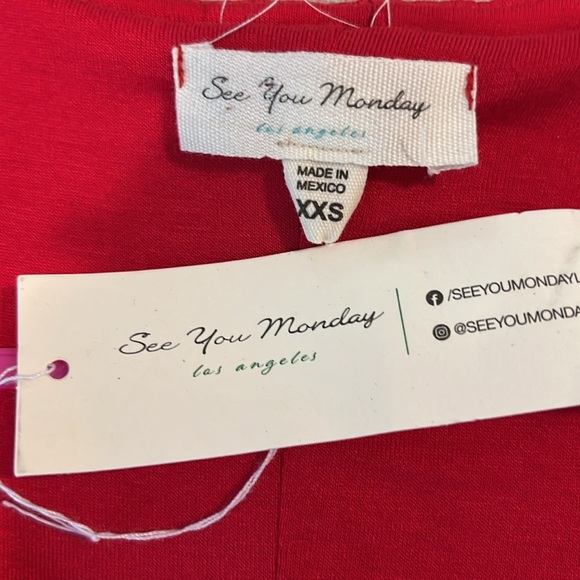 Red cocktail dress, See You Monday - Picture 4 of 4